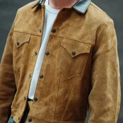 Homme THE REAL MCCOYS Vestes-- Veste Western - Marron