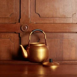 1286 HOUSEHOLD HARDWARE Théières-Théière - Gold