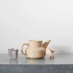 2031 MARUMITSU POTERIE Théières-Théière Causette - Beige