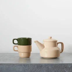 2031 MARUMITSU POTERIE Théières-Théière Causette - Beige