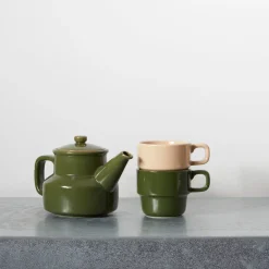 2031 MARUMITSU POTERIE Théières-Théière Causette - Vert