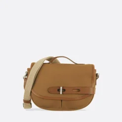 Femme THYRS Sacs À Main-- Besace Double Twill - Caramel