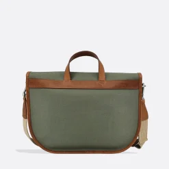 Femme THYRS Sacs À Main-- Besace Double Twill - Kaki