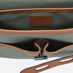 Femme THYRS Sacs À Main-- Besace Double Twill - Kaki