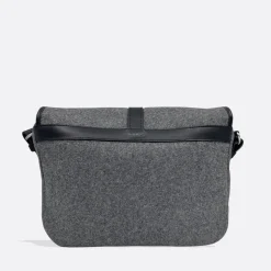 Femme THYRS Sacs À Main-- Besace Drap de Laine - Anthracite