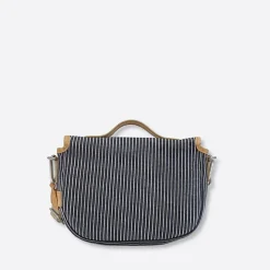 Femme THYRS Sacs À Main-- Besace Ecodenim - Marine