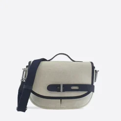 Femme THYRS Sacs À Main-- Besace Natte - Ecru