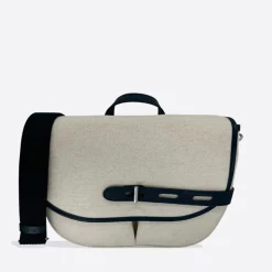 Femme THYRS Sacs À Main-- Besace Natte - Ecru