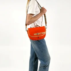 Femme THYRS Sacs À Main-- Besace Twill - Orange