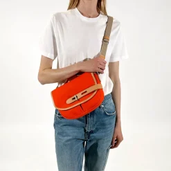 Femme THYRS Sacs À Main-- Besace Twill - Orange