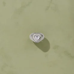 Femme TITYARAVY Bagues-- Bague Gini Argent - Topaze Blanche