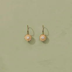 Femme TITYARAVY Boucles D'oreilles-- Boucles d'oreilles Saï - Doré