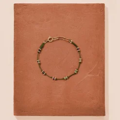 Femme #N/A Bracelets-Tityaravy - Bracelet Lotus - Vert Zoïsite