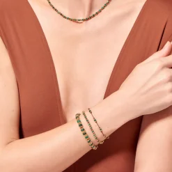 Femme TITYARAVY Bracelets-- Bracelet Seda - Malachite
