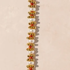 Femme TITYARAVY Colliers-- Collier Bigkamala Perles - Orange