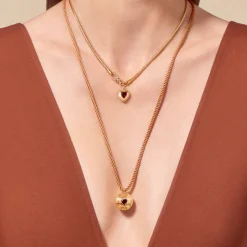 Femme TITYARAVY Colliers-- Collier Gini Chaîne - Doré