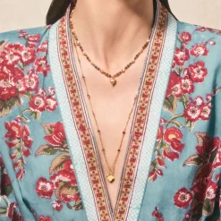 Femme TITYARAVY Colliers-- Collier Lildil - Vert