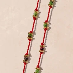 Femme #N/A Colliers-Tityaravy - Collier long Lotus - Rouge