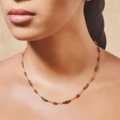Femme #N/A Colliers-Tityaravy - Collier Padma - Marron