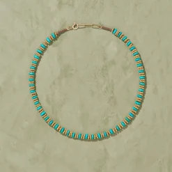 Femme TITYARAVY Colliers-- Collier Seda - Turquoise