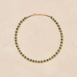 Femme TITYARAVY Colliers-- Collier Seda - Malachite