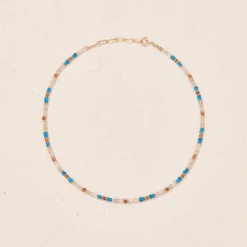 Femme TITYARAVY Colliers-- Collier Shri - Bleu