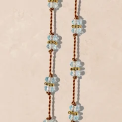 Femme TITYARAVY Colliers-- Talisman Veha Aigue Marine - Bleu