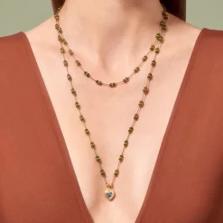 Femme TITYARAVY Colliers-- Talisman Veha Diopside - Vert