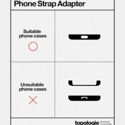 Femme Topologie Accessoires De Téléphone|Accessoires De Téléphone-- Phone Strap Adapter - Noir