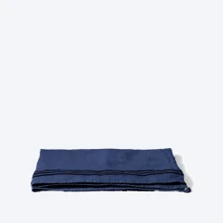 200 LINTEX Torchons-Torchon en lin lavé - Bleu Shibori