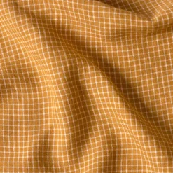 200 LINTEX L'esprit Merci|Torchons-Torchon en lin lavé - Carreaux Jaune Asahi