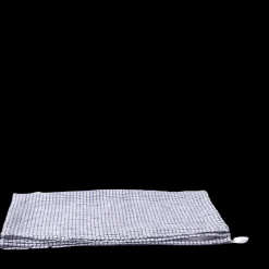 200 LINTEX L'esprit Merci|Torchons-Torchon en lin lavé - Carreaux Bleu Shibori