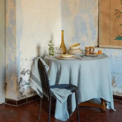 200 LINTEX Torchons-Torchon en lin lavé - Gris Vésuve