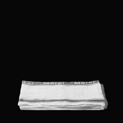 1700 COTEX Torchons-Torchon en lin lavé - Merci Noir