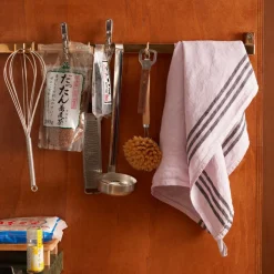 200 LINTEX Torchons-Torchon en lin lavé - Parme Fuji Iro