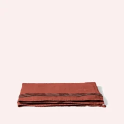 200 LINTEX Torchons-Torchon en lin lavé - Rouge Urushi