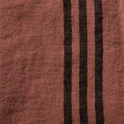 200 LINTEX Torchons-Torchon en lin lavé - Rouge Urushi