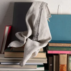 620 SERIE LIMITEE LOUISE Torchons-Torchon en lin lavé - Tour Eiffel