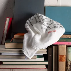 620 SERIE LIMITEE LOUISE Torchons-Torchon Merci - Naturel