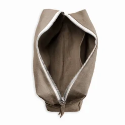 200 LINTEX Accessoires De Beauté|Accessoires De Salle De Bain-Trousse de toilette en lin lavé - Brun Cha Iro