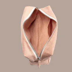 200 LINTEX Trousses De Toilette|Accessoires De Salle De Bain-Trousse de toilette en lin lavé - Rose Argile