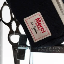 200 LINTEX Trousses De Toilette|Accessoires De Beauté-Trousse de toilette en lin lavé - Bleu Encre