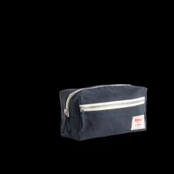 200 LINTEX Trousses De Toilette|Accessoires De Beauté-Trousse de toilette en lin lavé - Bleu Encre