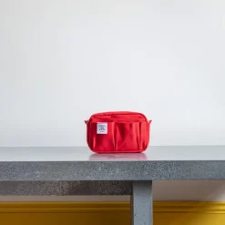 1942 DELFONICS Trousses|Écriture-Trousse en toile - Rouge