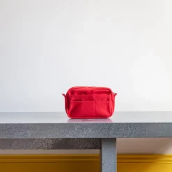 1942 DELFONICS Trousses|Écriture-Trousse en toile - Rouge