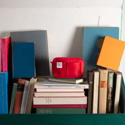 1942 DELFONICS Trousses|Écriture-Trousse en toile - Rouge