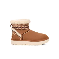 Femme UGG Bottes-- Bottes Classic Mini Atherson - Chestnut