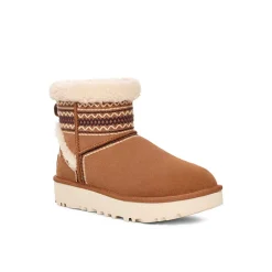 Femme UGG Bottes-- Bottes Classic Mini Atherson - Chestnut