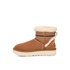 Femme UGG Bottes-- Bottes Classic Mini Atherson - Chestnut