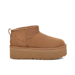 Femme UGG L'esprit Merci|Bottes-- Bottes Classic Ultra Mini Platform - Chestnut